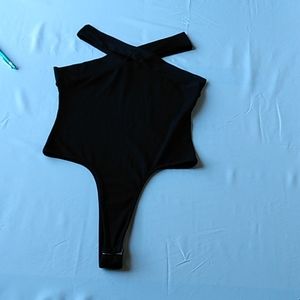Women Bodysuit Black Size L